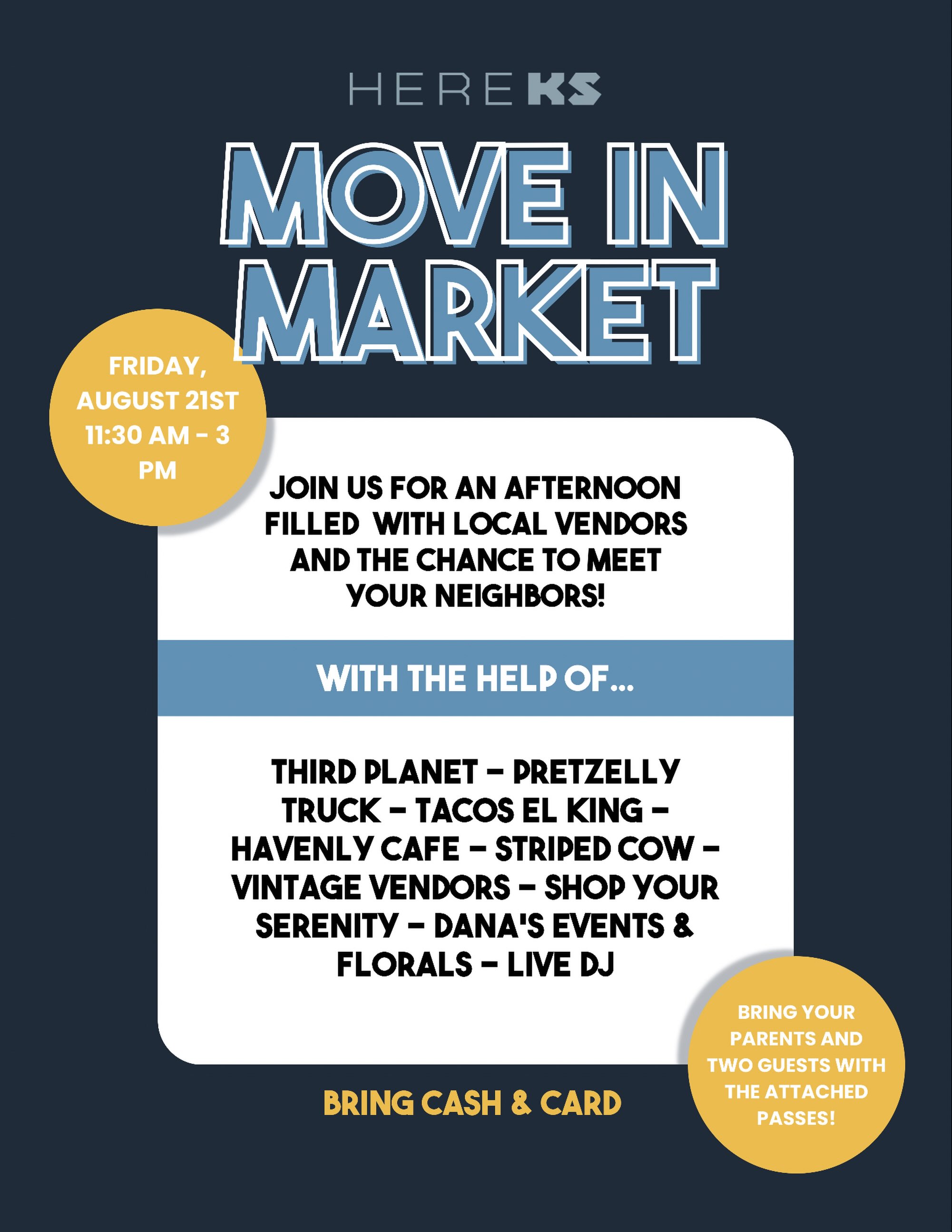 We are SO excited for the Move-in market tomorrow! Bring you…